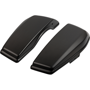 Saddlebag Lids - Carbon Matte - FL '24-'25 1022-SBLC-M