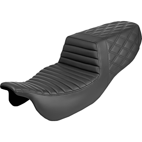 Step-Up Seat - Front Tuck-n-Roll/Rear Lattice Stitch - FLRT/FLTRT '15-'25 815-07-176