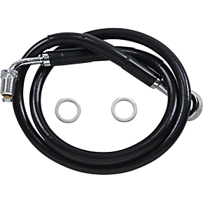 Brake Line - +6" - Black - '18-'22 Softail 1741-5833