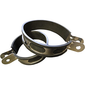 Muffler Clamp - Stainless Steel - 4"x5" - Oval 210-2705