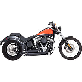 Shortshots Staggered Exhaust System - Matte Black 47325