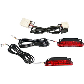 Custom Dynamics Luggage Rack Light Bar - Red CD-LR-09-R