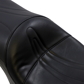 Le Pera Sorrento 2-Up Seat - Stitched - Black - FLHT LK-907