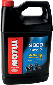 MOTUL 3000 Mineral 4T Engine Oil - 10W-40 - 1 U.S. gal. 107693