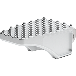 County Line Billet Footpegs - Rear - Raw LA-P100-02