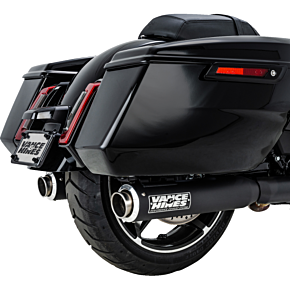 Supersport Slip-On Mufflers - Black - Touring 46721