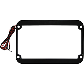 Lighted License Plate Frame - Black KW05-01-0088-B