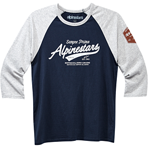 Script T-Shirt - Heather Gray/Navy - XL 1230715051171XL