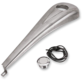 Paul Yaffe Bagger Nation Steel Dash Kit for 6-Gallon Tank - Chrome DDK-S-08-OEM-C