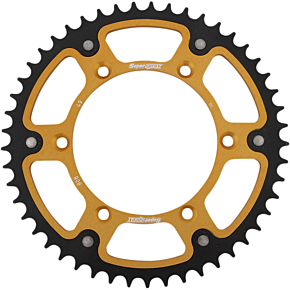 Supersprox Stealth Rear Sprocket - 49 Tooth - Gold - Kawasaki/Suzuki RST-808-49-GLD