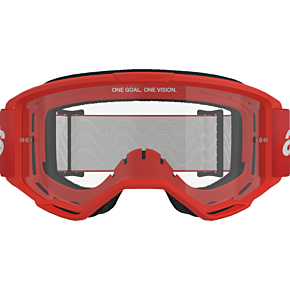 Vision 3 Goggle - Wordmark - Red - Clear Lens 5103325-3067