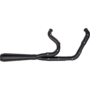 2-into-1 Assault Exhaust System - Full Black on Black TM-5040BKBK