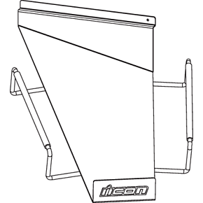Slatwall Helmet Display Shelf - Right Hand 9903-0495