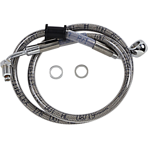 Brake Line - +6" - Stainless Steel - '18-'21 Softail 1741-5815