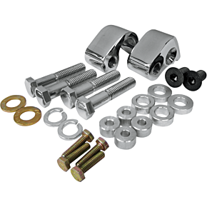 La Choppers Rear Lowering Kit - Chrome - Lowers 1" - '02-'16 FL LA-7590-00