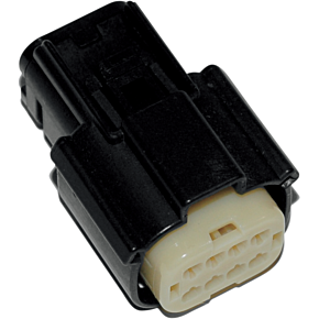 Namz Molex MX 150 Connector - 8 Pin Female - Black NM-33472-0801