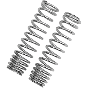 Progressive Suspension Shock Springs - 12-Series - Chrome - 90-130 lb/in