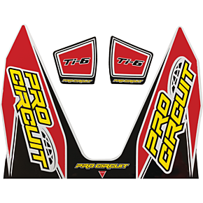 Ti-6 Decal - Red DC22TI6-RED
