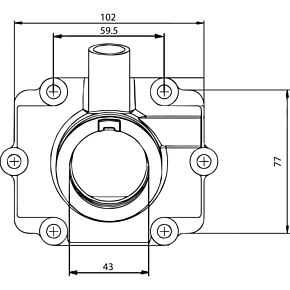 Carburetor Flange - Polaris 301735