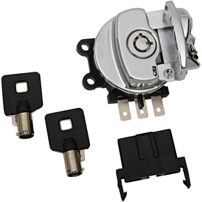 Ignition Switch - Skull - Chrome 2106-0422