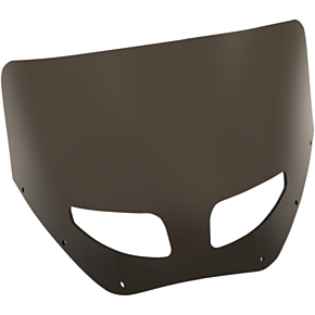 Roadwarrior Cafe Shield - Vented - Dark Black Smoke -11" MEP87410