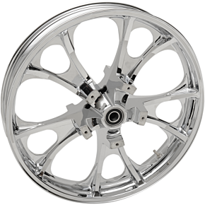 Coastal Moto Front Wheel - Largo 3D - Dual Disc/No ABS - Chrome - 21"x3.50" - '08+ FL 3D-LGO213CH