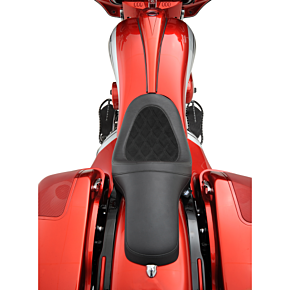 Drag Specialties Predator Seat - Diamond - Yaffe Razor Gas Tank 0801-0975