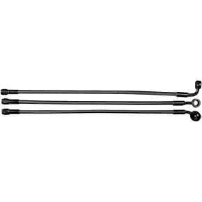 Magnum Brake Line - 10mm-35° - 25" - Black Pearl 47125
