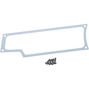 Moose Racing Dash Plate - Left - White - RZR
