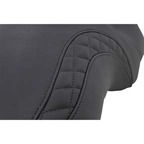 Mustang Seat - Tripper Fastback™ - Stitched w/Small Diamond-Stitched Inlays - Black 75269