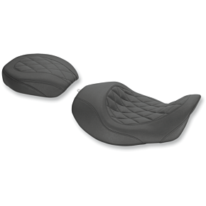 Mustang Wide Tripper Forward Solo Seat - Diamond 76710