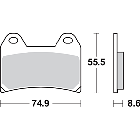 Sbs HS Brake Pads - 706HS 706HS