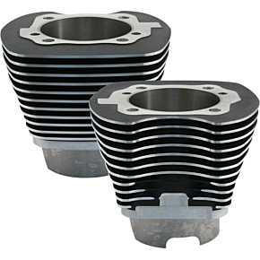 Ss Cycle Cylinders - 4.125" - Black 910-0401