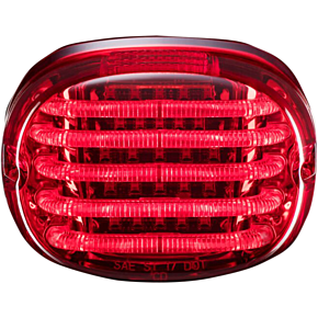 Custom Dynamics Taillight - without License Plate Illumination Window - Red PB-TL-SB-R