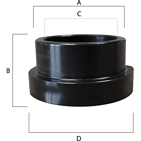 Epi Shock Bushing - 1.015" OD x 0.675" H x 0.575" ID x  1.2" Flange OD - 2-Pack EPISB202