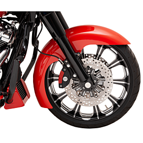 Klock Werks Level Fender Kit - w/ Chrome Blocks - Steel - 19" KW05-06-0001-C