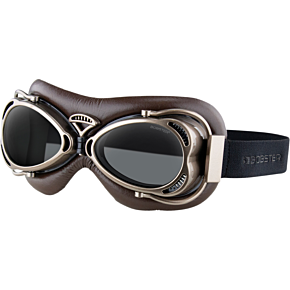 Flight Goggles - Matte Antique Brown - Smoke BFLG002
