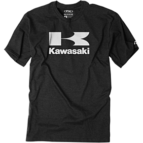 Kawasaki Flying-K T-Shirt - Charcoal - Medium 22-87112