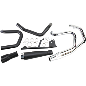 Road Rage Exhaust - Black - Short - '04-'13 XL 14122J
