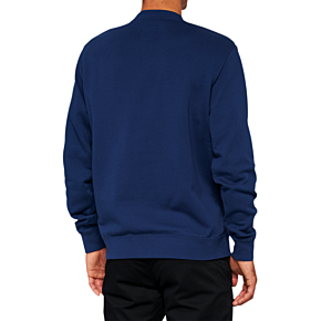 Icon Long-Sleeve Fleece Sweatshirt - Navy - Large 20026-00017