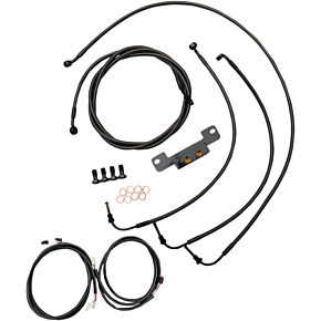 La Choppers Cable Kit - 12" - 14" Ape Hanger Handlebars - Midnight LA-8055KT3-13M