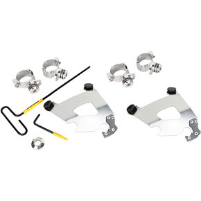 Memphis Shades Cafe Mounting Kit - Polished - XL883 MEK2003