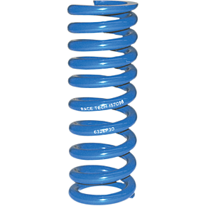 Race Tech Progressively Wound Shock Spring - Blue - P30 - Spring Rate 532 lbs/in