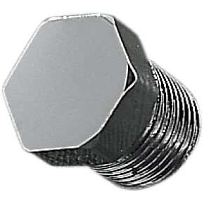 1/8" NPT Hex Plug - Chrome 7-121PP-2