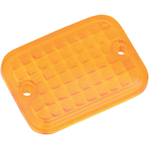 Replacement Mini Rectangular Lens - Amber 2040-0301