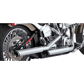 3" Twin Slash Slip-On Muffler - Chrome 16335