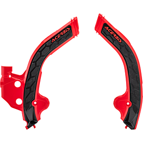Acerbis X-Grip Frame Guards - Beta - Red/Black