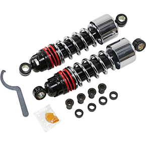 BURLY BRAND Slammer Plus Shocks - Chrome - XL B28-1206