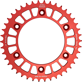 JT Sprockets Rear Sprocket - Honda - Red - 42 Tooth JTA210.42RED