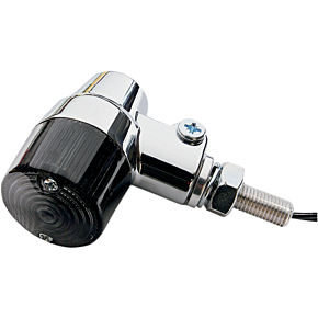 K and S Technologies Marker Light - Single Filament - Smoke/Chrome